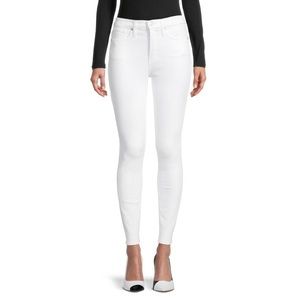 MADEWELL High-Rise Skinny-Fit Jeans - White